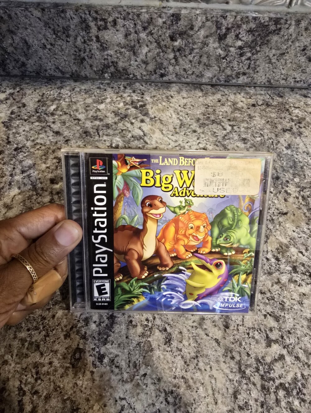 Land Before Time: Big Water Adventure Playstation 1 PS1 Complete